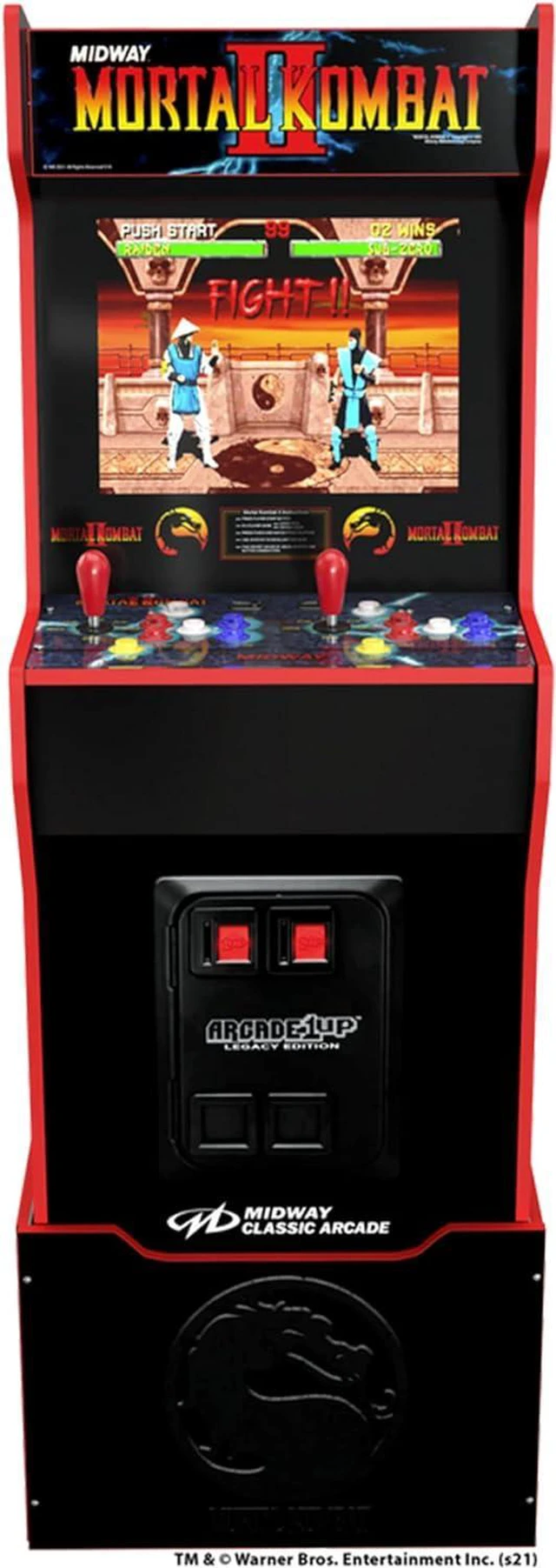 Main image of ARCADE1UP Midway Legacy 4 Foot Arcade Machine MID-A-01061 - Mulitcolor
