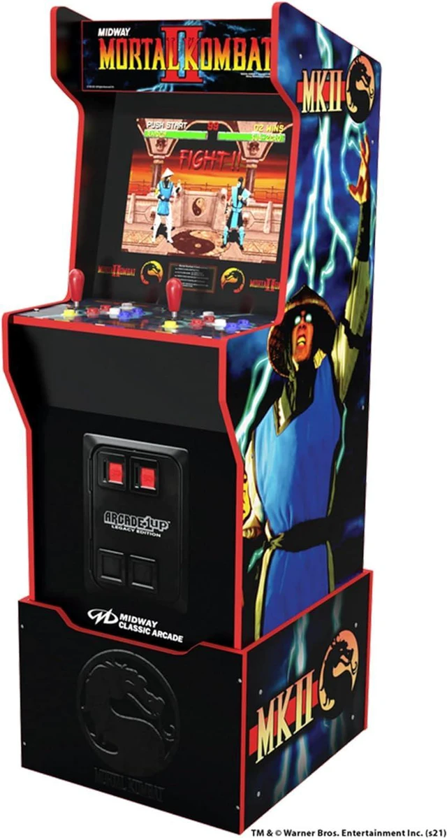 Alt view image 2 of 7 - ARCADE1UP Midway Legacy 4 Foot Arcade Machine MID-A-01061 - Mulitcolor