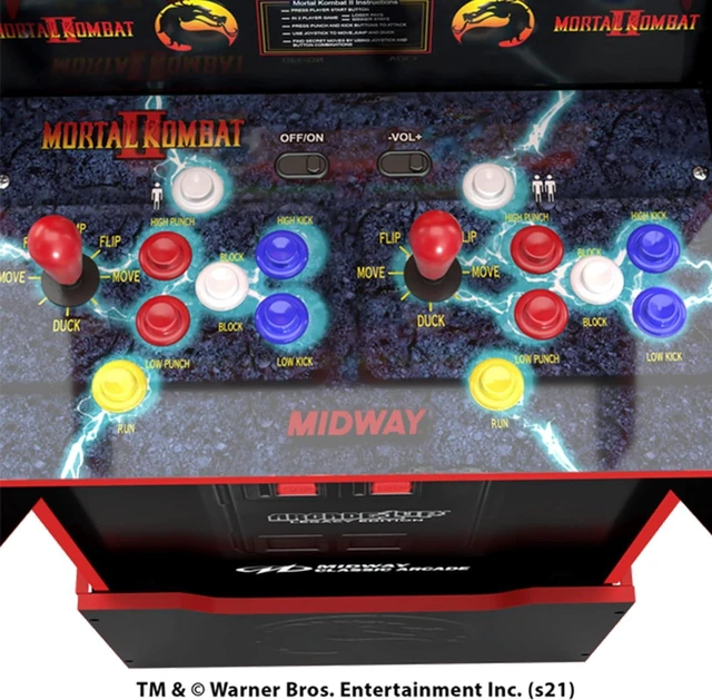 Alt view image 3 of 7 - ARCADE1UP Midway Legacy 4 Foot Arcade Machine MID-A-01061 - Mulitcolor
