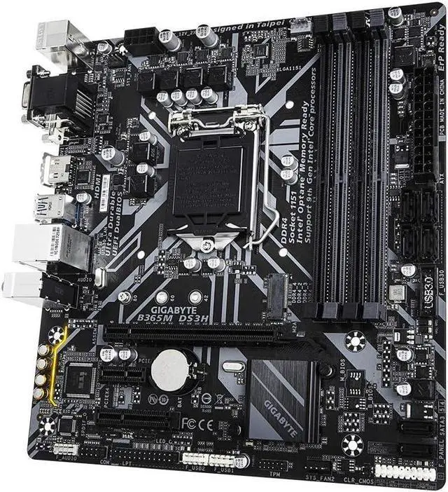Alt view image 9 of 10 - GIGABYTE B365M DS3H LGA 1151 (300 Series) Intel B365 SATA 6Gb/s Micro ATX Intel Motherboard
