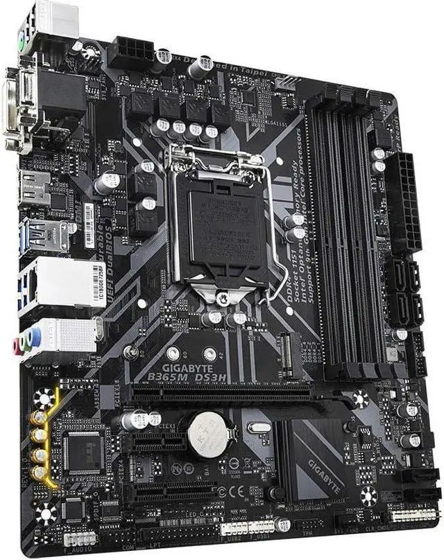 Alt view image 8 of 10 - GIGABYTE B365M DS3H LGA 1151 (300 Series) Intel B365 SATA 6Gb/s Micro ATX Intel Motherboard