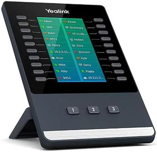 Alt view image 2 of 7 - Yealink T5 Series Color LCD Expansion Module (EXP50) - Black