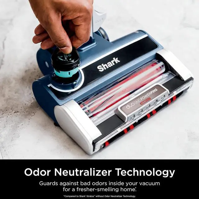 Alt view image 11 of 12 - Shark HZ3002 Stratos Ultralight Corded Stick Vacuum w/ DuoClean PowerFins -