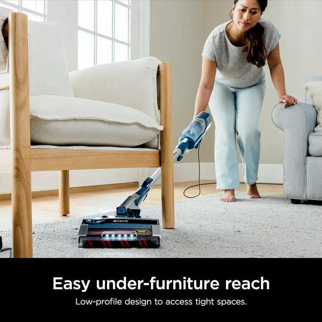 Alt view image 12 of 12 - Shark HZ3002 Stratos Ultralight Corded Stick Vacuum w/ DuoClean PowerFins -