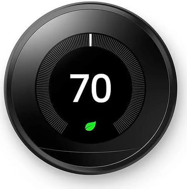 Main image of Google Nest Learning Thermostat Programmable Smart 3rd Gen T3016US - Matte Black