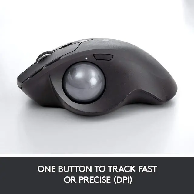 Alt view image 13 of 13 - Logitech 910-005177 MX ERGO Advanced Wireless Trackball for Windows PC and Mac