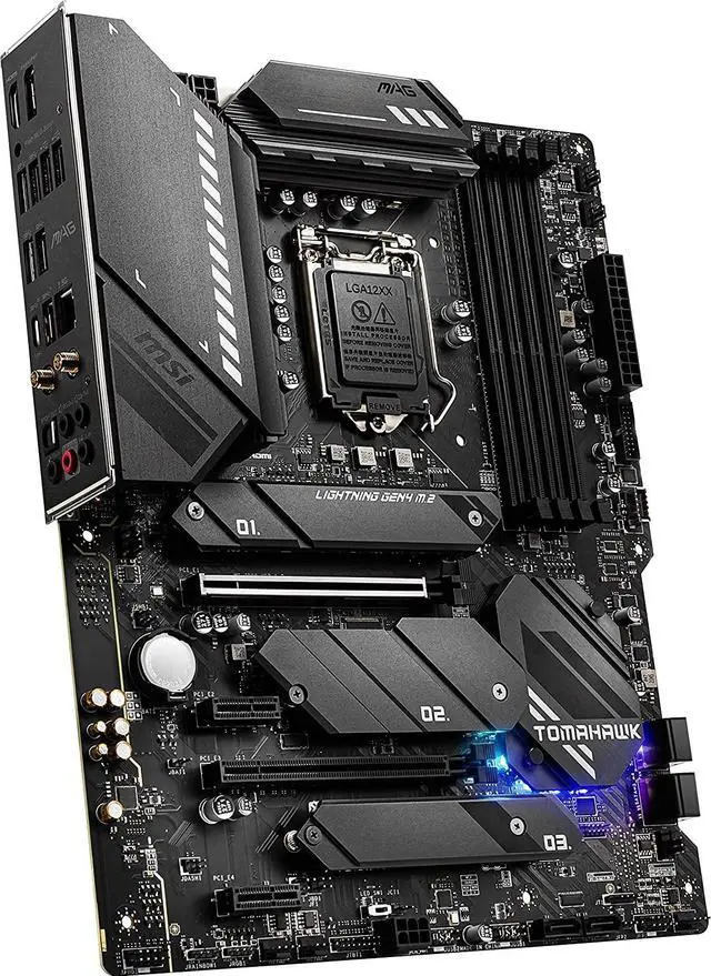 Alt view image 12 of 14 - MSI MAG Z590 Tomahawk Wifi DDR4 Intel LGA 1200 ATX Motherboard