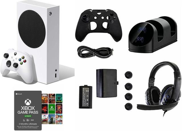 Microsoft Xbox Series S All-Digital 512 GB Console White (Disc-Free  Gaming), One Xbox Wireless Controller, 1440p Resolution, Up to 120FPS.  Bundle with