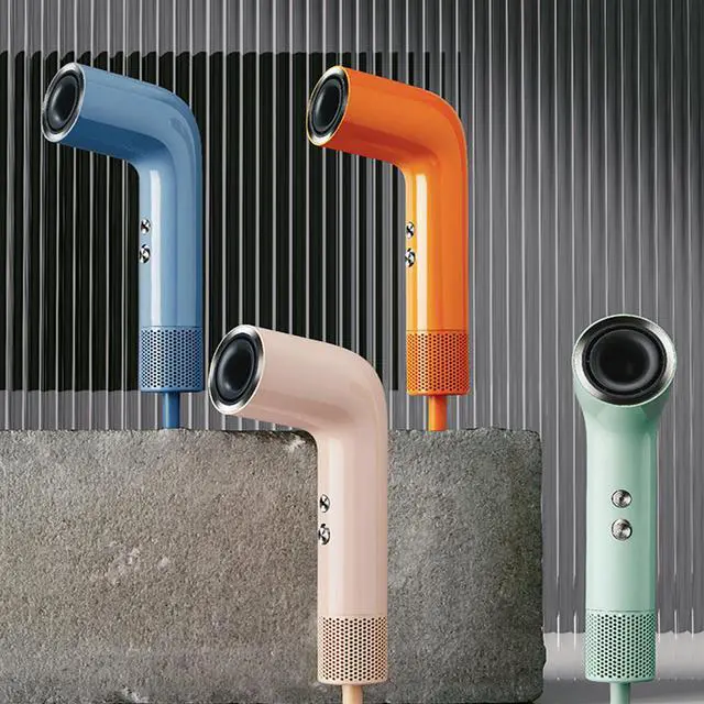 Alt view image 3 of 6 - YOOSE NO.7 Alloy body integral molding, professional negative ion hair care 100,000 rpm aerodynamic high-speed hair dryer for men and women