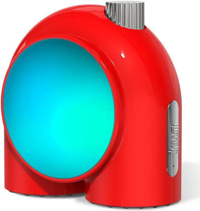 Alt view image 2 of 3 - Divoom Planet-9 Decorative Mood Lamp with Programmable RGB LED Light Effects, Neon Light Atmosphere Bedside Lamp, Music Control Green