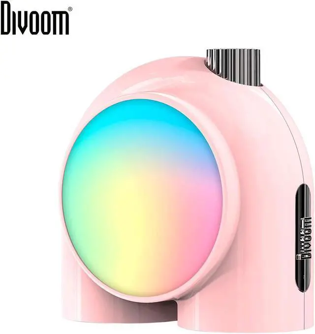 Alt view image 3 of 3 - Divoom Planet-9 Decorative Mood Lamp with Programmable RGB LED Light Effects, Neon Light Atmosphere Bedside Lamp, Music Control Green