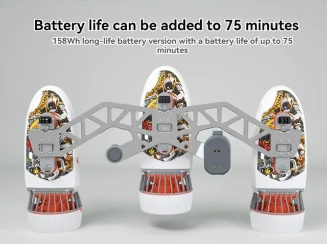 Alt view image 4 of 5 - Sublue 158Wh Long Life Battery Multi-Protection Underwater Filming Vehicle Push Underwater Propulsion Tini3