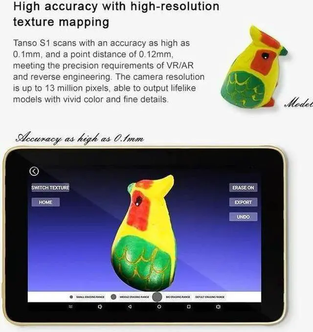 Alt view image 5 of 6 - Tanso S1 Smart Touch 3D Scanner