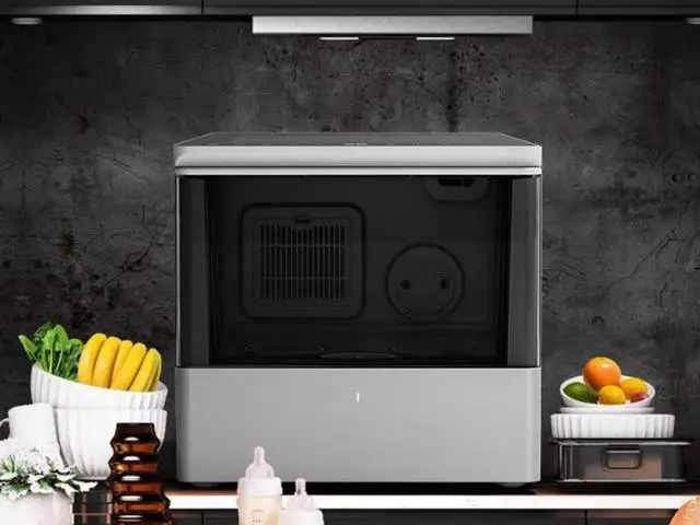 Alt view image 5 of 6 - Hurom vegetable washing machine, fruit and vegetable disinfection cleaning machine, ultrasonic food purification, pesticide residue removal, children's disinfection machine UC-B01IWH