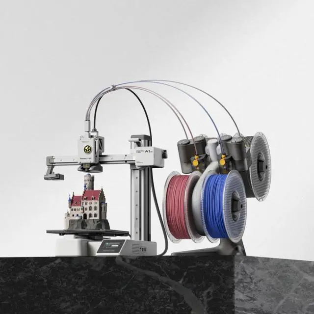 Alt view image 3 of 5 - Takuzu desktop home FDM fully automatic levelling multi-colour high-speed active motor noise reduction 3d printing machine A1 mini