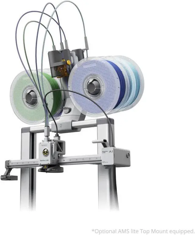 Alt view image 3 of 5 - Taktake desktop home FDM fully automatic levelling multi-colour high-speed 3d printing machine 3D printer BambuLab A1