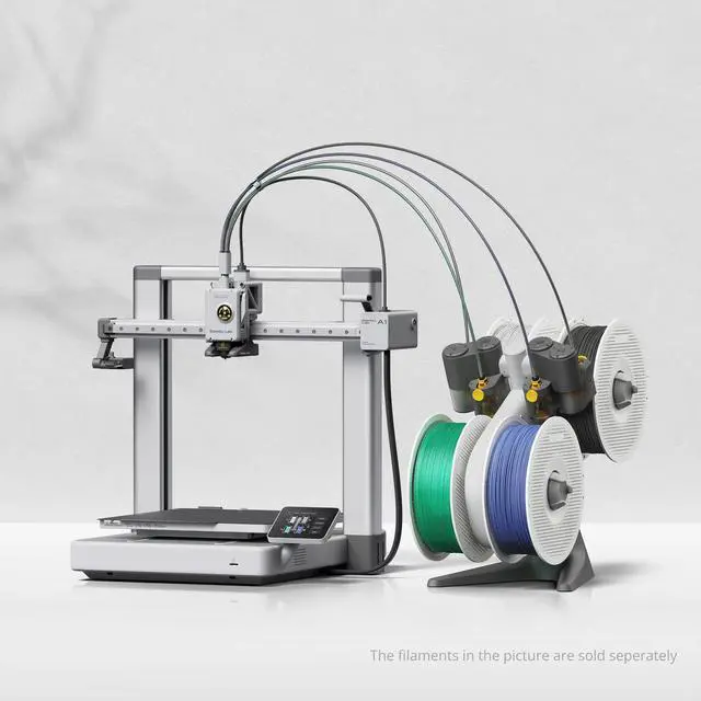 Alt view image 2 of 5 - Taktake desktop home FDM fully automatic levelling multi-colour high-speed 3d printing machine 3D printer BambuLab A1