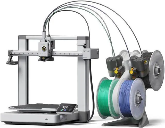 Alt view image 4 of 5 - Taktake desktop home FDM fully automatic levelling multi-colour high-speed 3d printing machine 3D printer BambuLab A1