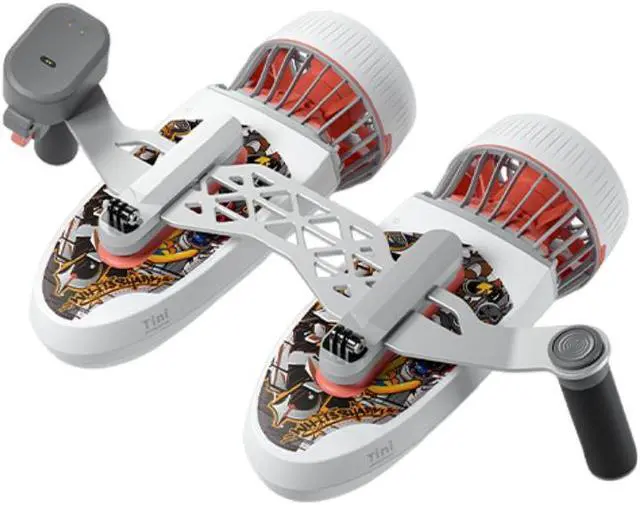 Main image of Sublue low gear 1.6m per second range upgrade 45 minutes underwater propulsion White Shark Tini dual thrusters