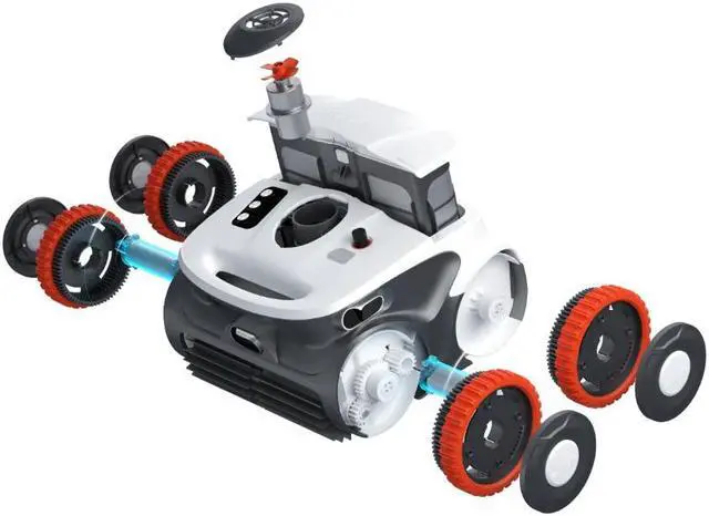 Alt view image 3 of 6 - Sublue Multi-dimensional identification 20m ultrasonic detection range 28500mAh
Built-in Li-Ion Battery Smart Wireless Pool Cleaning Robot BlueNexus