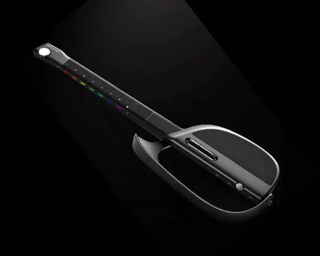 Alt view image 3 of 5 - LiberLive 180MM Bass Boosting Ducts 0.8 Mid-High Frequency Speaker Stringless Guitar Autostop Strumming Fusion Accompaniment Smart Electric Guitar C1