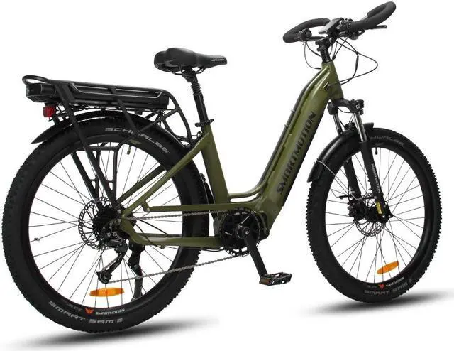Alt view image 5 of 6 - Spectrum Xcity neo Long Distance Edition Dual Battery Extra Long Range 8V Electro-assisted 9 Speed Shift Electro-assisted Mid Motor Long Distance Riding Touring Bike Xcity neo