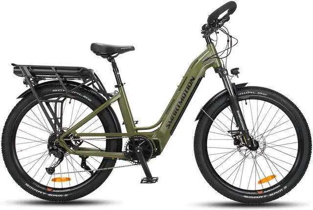 Alt view image 2 of 6 - Spectrum Xcity neo Long Distance Edition Dual Battery Extra Long Range 8V Electro-assisted 9 Speed Shift Electro-assisted Mid Motor Long Distance Riding Touring Bike Xcity neo