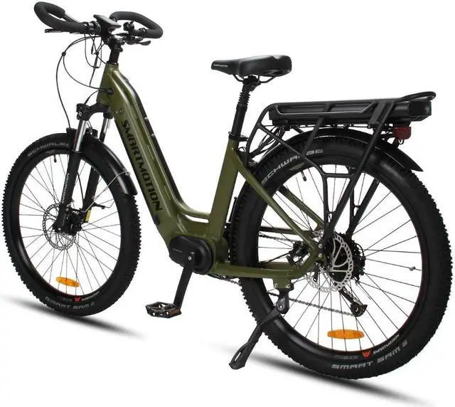 Alt view image 6 of 6 - Spectrum Xcity neo Long Distance Edition Dual Battery Extra Long Range 8V Electro-assisted 9 Speed Shift Electro-assisted Mid Motor Long Distance Riding Touring Bike Xcity neo