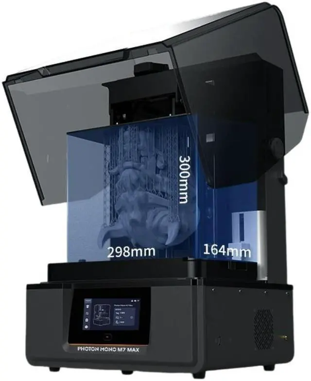 Alt view image 2 of 4 - Anycubic Vertical Cube 14.7L 7k Black and White Screen Desktop Large Size High Speed Printing Industrial Light Curing 3D Printer M7 MAX