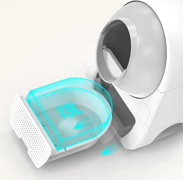 Alt view image 3 of 6 - CATLINK Standard No Pedal Enclosed Smart Cat Litter Box Cat Supplies Extra Large Scooper Automatic Litter Pan ProX