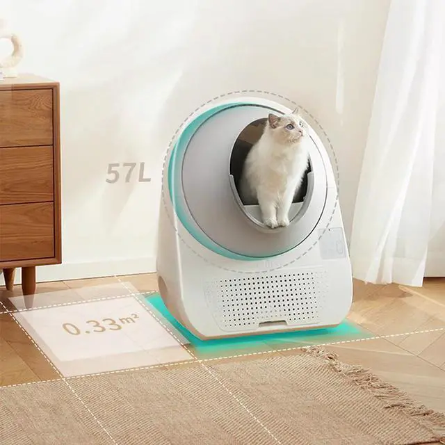 Alt view image 4 of 6 - CATLINK Standard No Pedal Enclosed Smart Cat Litter Box Cat Supplies Extra Large Scooper Automatic Litter Pan ProX