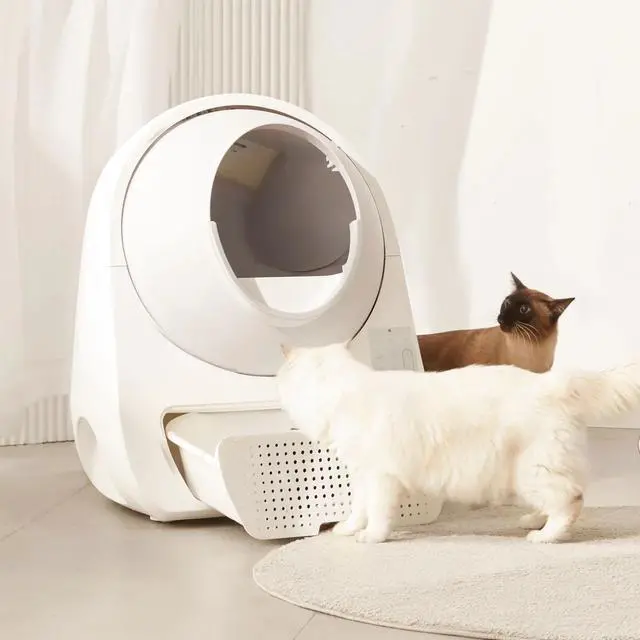 Alt view image 6 of 6 - CATLINK Standard No Pedal Enclosed Smart Cat Litter Box Cat Supplies Extra Large Scooper Automatic Litter Pan ProX