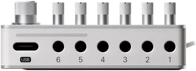 Alt view image 3 of 5 - Teenage Engineering Portable Rechargeable 6-Channel Stereo Mixer, USB Audio Interface and Sound Card, 8-Hour Battery Life, Built-in Effects, BLE and USB MIDI, iOS Compatible TX-6