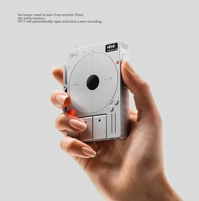 Alt view image 6 of 6 - Teenage Engineering Portable Digital Recorder with USB-C Audio Interface, Bluetooth, Built-in Microphone, Speakers and 128 GB Storage TP-7 field