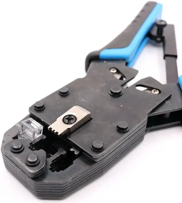 Main image of Offset Crimping pliers Connector 6P6C Cable  RJ11 RJ12 Right Buckle Crystal Head DIY Compatible with NXT EV3