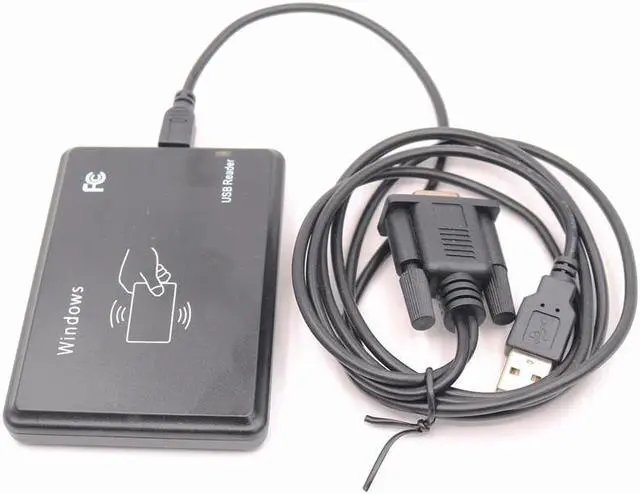 Main image of RS232 RFID 13.56Mhz IC Reader ISO14443A S50 S70 Card Reader Serial Port
