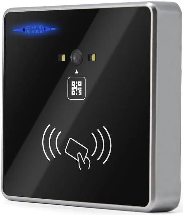 Main image of 12V RFID Barcode 2D QR Code Reader Access Control Reader Wiegand TTL RS232 RS485 Interface