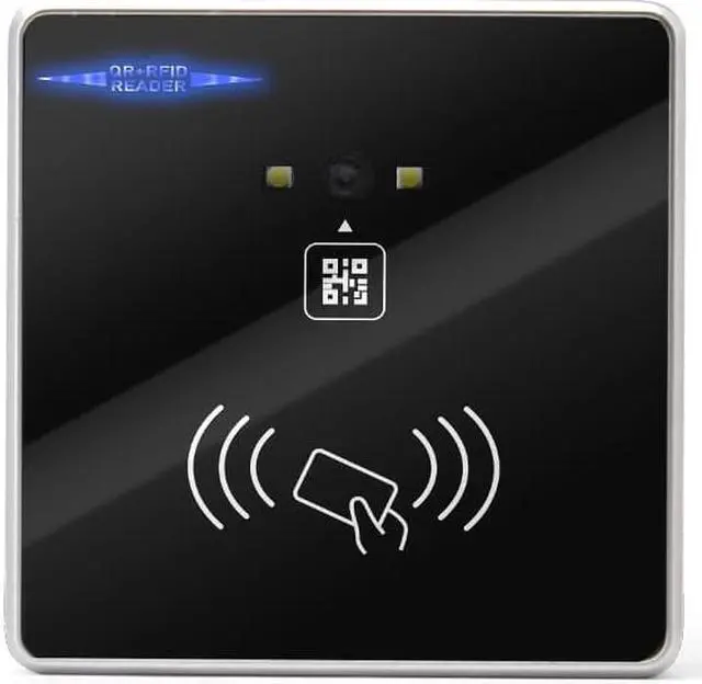 Alt view image 6 of 6 - 12V RFID Barcode 2D QR Code Reader Access Control Reader Wiegand TTL RS232 RS485 Interface