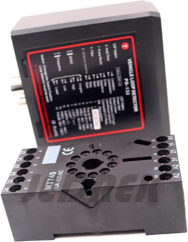Alt view image 2 of 2 - 24V Metal Traffic Inductive Loop Vehicle Loop Detector Signal Control With 50m Induction Coil Wire
