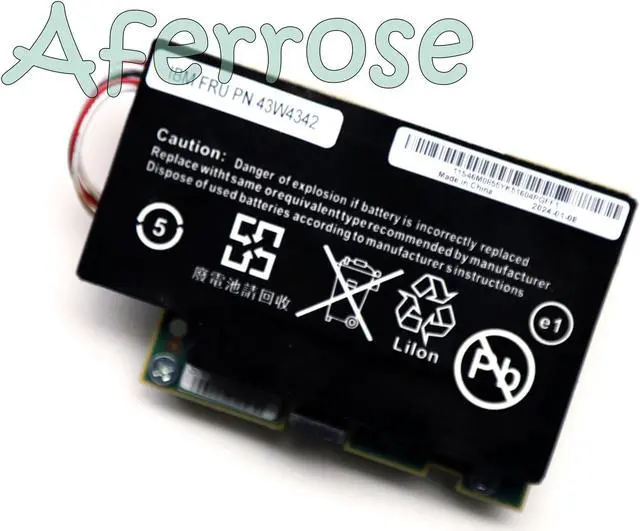 Main image of New 43W4342 46C9040 for IBM M5014 M5015 M5025 MR10 Array Card BBU07 Battery 2024 Year