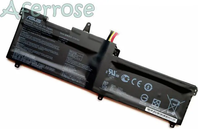 Main image of C41N1541 New Battery for AsusRog Strix GL702 GL702V GL702VS GL702VM GL702VT GL702VM GL702VMK GL702ZC Series 0B200-02070000, 4ICP4/59/134
