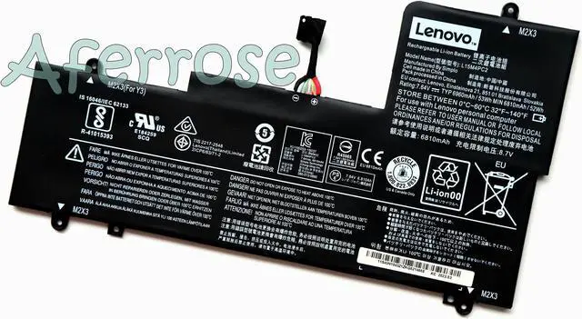 Main image of New L15M4PC2 L15L4PC2 Battery for LenovoIdeapad Yoga 710-14ISK-ISE 710-15IKB Series 5B10K90778, 5B10K90802,  2ICP6/64/71-2