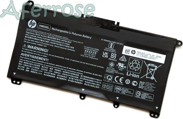 Main image of HW03XL New Battery for HPPavilion 15 15-EG 15-EH 15-eg 15-eg1053cl 15-eg1073cl 15-eg0053cl 15-EG0067ST 15-EG0027OD Series HSTNN-IB90 HSTNN-LB8U 31CP6/59/74