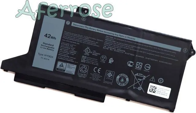 Main image of WY9DX New 42Wh Laptop Battery for Dell Latitude 5420 5520 Series 0WK3F1 005R42 31CP5/57/78