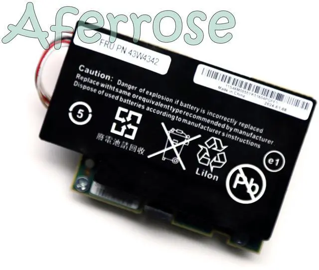 Main image of New 43W4342 46C9040 for IBM M5014 M5015 M5025 MR10 Array Card BBU07 Battery 2024 Year