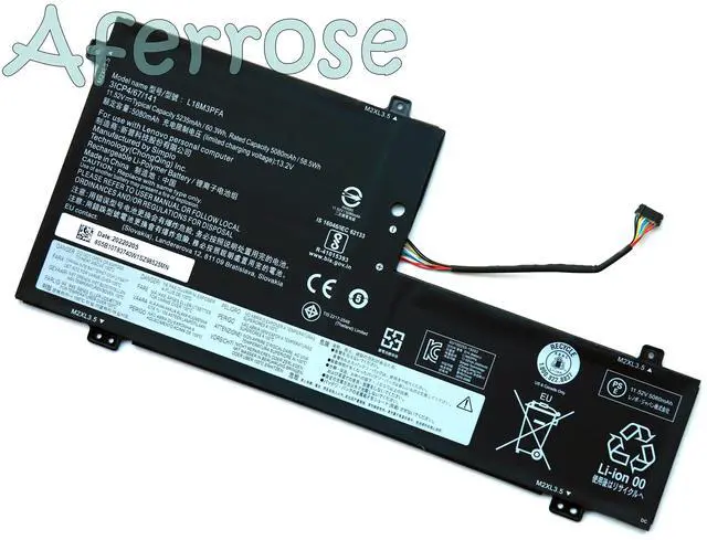 Main image of New L18M3PFA L18D3PF2 Battery for Lenovo Yoga C740-15 C740-15IML Series 5B10T83739 SB10W67375 3ICP4/67/141