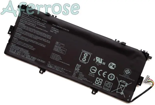 Main image of C31N1724 New Battery for Asus ZenBook 13 UX331FA UX331FAL UX331UAL Series 0B200-02760400