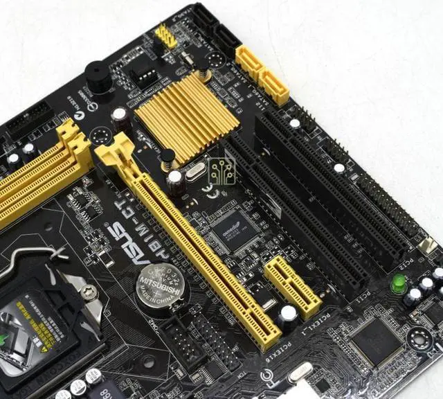 Alt view image 3 of 7 - New Motherboard For Asus H81M-K1150 DDR3 Big Board