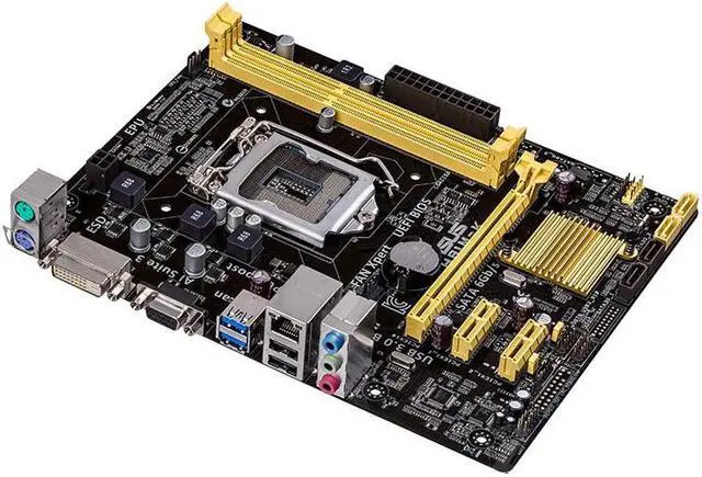 Alt view image 4 of 7 - New Motherboard For Asus H81M-K1150 DDR3 Big Board
