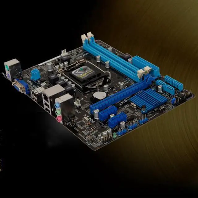 Alt view image 3 of 4 - New Motherboard For Asus H61M-E LGA1150 DDR3